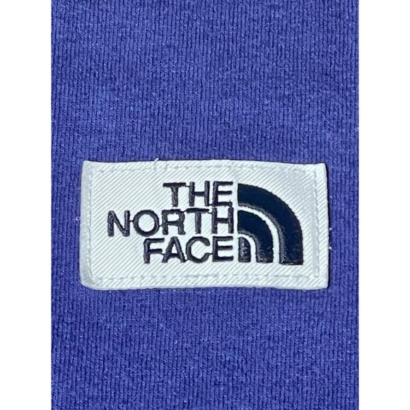 The North Face Mens Medium Sweatshirt Purple M Crewneck Cotton Blend Casual Pull - Picture 5 of 13